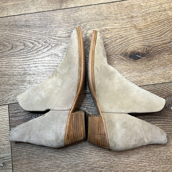 Free People Charm Double V Slip On Ankle Boots Size 37.5/7.5 - Picture 4 of 11